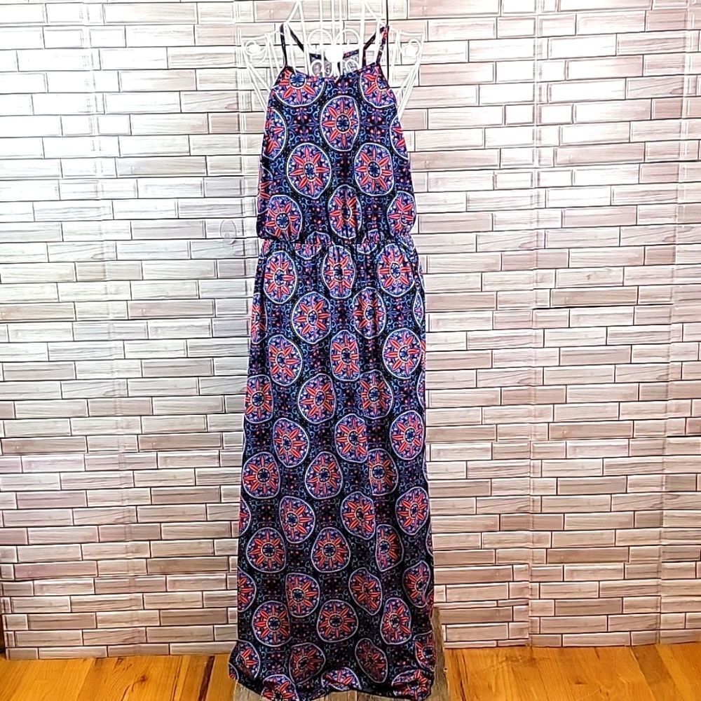 French Grey Maxi dress Size L